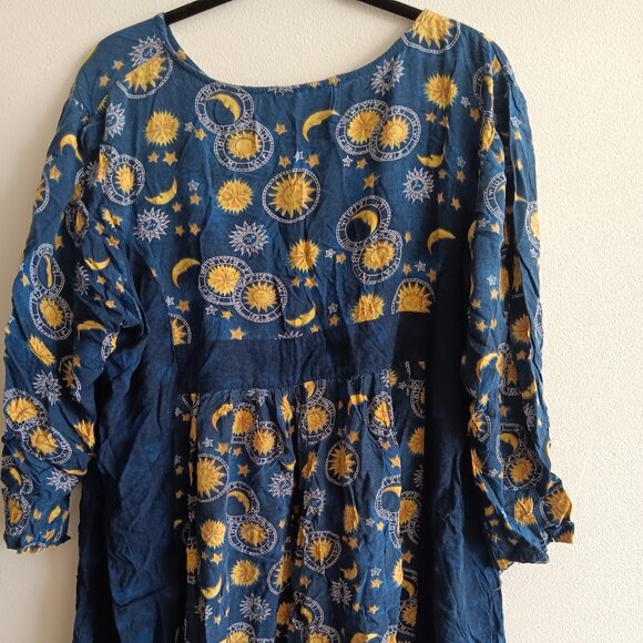 Blue Sun and Moon Dress from WeBeBop - Picture 3 of 3